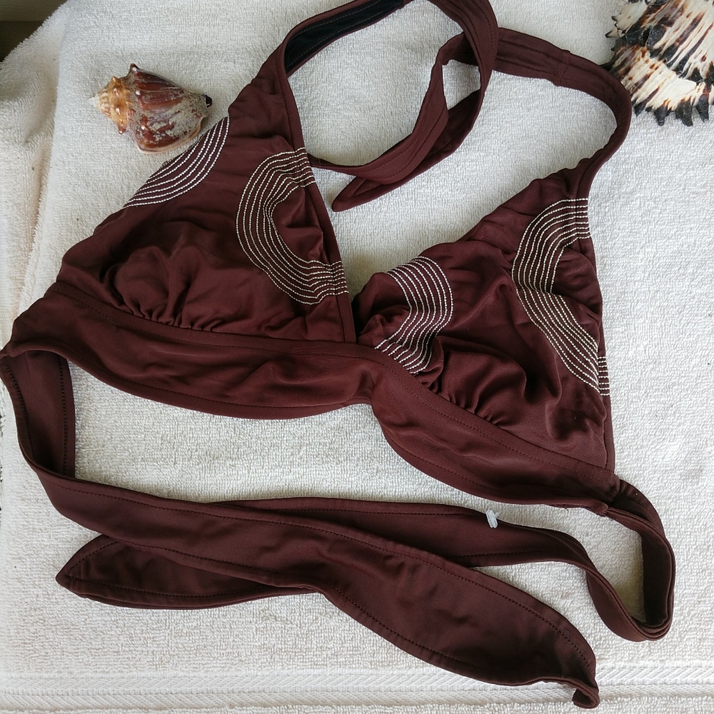 Tropical Escape Bikini Top Size 12